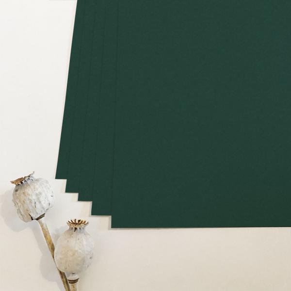 Cardstock "Premium" - Bastelpapier 225g/m² DIN A4 in samtgrün
